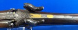 Antique CIVIL WAR ERA GOLD INLAY 20 ga PERCUSSION SxS SHOTGUN - 13 of 19