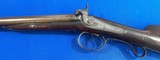 Antique CIVIL WAR ERA GOLD INLAY 20 ga PERCUSSION SxS SHOTGUN - 7 of 19