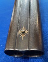 Antique CIVIL WAR ERA GOLD INLAY 20 ga PERCUSSION SxS SHOTGUN - 15 of 19