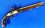 Antique 1812 ERA T. KETLAND OFFICERS PISTOL BRASS BARREL, LOCK, FITTINGS