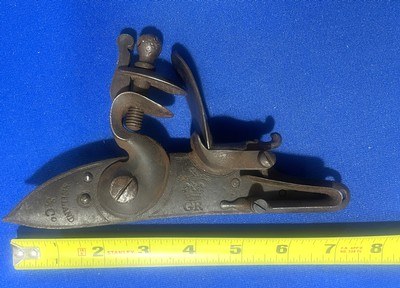 # 3 Antique KETLAND & Co. FLINTLOCK MUSKET LOCK ONLY CROWN OVER GR