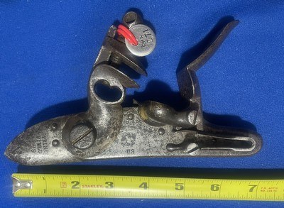 # 6 ORIGINAL 1819 US SPRINGFIELD FLINTLOCK MUSKET LOCK ONLY