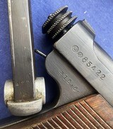 ORIGINAL 1943 WW 2 JAPANESE NAMBU PISTOL & HOLSTER WITH VETS INSCRIPTION - 3 of 15