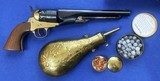 Vintage 1860 COLT ARMY REVOLVER ASM COPY CUSTOM CASED WITH ACESSORIES - 2 of 12
