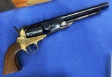 Vintage 1860 COLT ARMY REVOLVER ASM COPY CUSTOM CASED WITH ACESSORIES - 8 of 12
