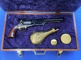 Vintage UBERTI 1847 WALKER COLT PERCUSSION REVOLVER CUSTOM CASED AS NEW