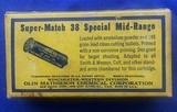 Vintage WINCHESTER - WESTERN .38 SPECIAL SUPER MATCH AMMO NOS. 50 RNDS. - 4 of 5