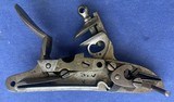 ORIGINAL ANTIQUE FLINTLOCK MUSKET LOCK ONLY "J" IN OVAL MARK - 3 of 3