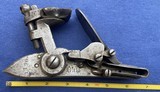 ORIGINAL DATED 1846 MAKER MARKED "BALL" FLINTLOCK MUSKET LOCK - 1 of 4