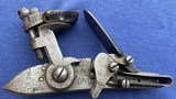 ORIGINAL DATED 1846 MAKER MARKED "BALL" FLINTLOCK MUSKET LOCK - 4 of 4