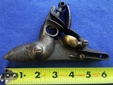 Original PERIOD FLINTLOCK CHARLEVILLE BRASS PAN MUSKET LOCK - 1 of 3