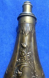Antique CIVIL WAR ERA BARTRAM & Co FLASK PANEL & VINE 8 1/4" - 2 of 12