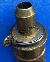 Antique CIVIL WAR ERA HOUND HEAD SNIDER SHOTGUN MUSKET POWDER FLASK - 5 of 9