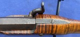 Antique J. MAGILL PERCUSSION FLINTLOCK KENTUCKY RIFLE FULL TIGER STRIPE STOCK - 17 of 20