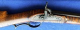 Antique J. MAGILL PERCUSSION FLINTLOCK KENTUCKY RIFLE FULL TIGER STRIPE STOCK - 3 of 20