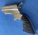 Antique 1870sSHARPS 1A .22 PEPPERBOX DERRINGER FULL NICKLE EXC. - 7 of 17