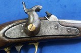 Antique HENRY ASTON 1842 U.S. MILITARY CONTRACT PERCUSSION PISTOL - 6 of 16