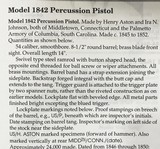 Antique HENRY ASTON 1842 U.S. MILITARY CONTRACT PERCUSSION PISTOL - 2 of 16