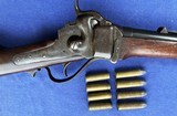 Antique SHARPS CARBINE CARTRIDGE CONVERTED WITH AMMO, NICE - 6 of 20