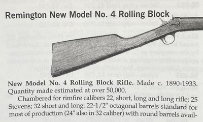 Vintage REMINGTON ROLLING BLOCK No 4 TAKE-DOWN RIFLE .32 RF OCTAGON C&R OK - Image 2 of 19