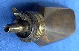 Antique 1860s ERA ORIGINAL POCKET or CASED PISTOL POWDER FLASK 4 5/8" - 4 of 4