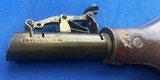 Antique CIVIL WAR ERA LEATHER 3 lb. AM FLASK & CAP Co. RABBIT & BIRDS - Image 5 of 8