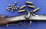 Antique GALLAGER CIVIL WAR CARBINE WITH 5 CARTRIDGES CSA