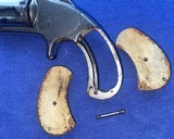 Antique SMITH & WESSON .32 RF 1 1/2 SECOND MODEL REVOLVER FACTORY IVORY GRIPS - Image 10 of 17