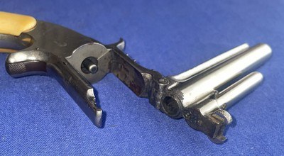 Antique SMITH & WESSON .32 RF 1 1/2 SECOND MODEL REVOLVER FACTORY IVORY GRIPS - Image 12 of 17