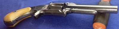 Antique SMITH & WESSON .32 RF 1 1/2 SECOND MODEL REVOLVER FACTORY IVORY GRIPS - Image 15 of 17