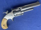 Antique SMITH & WESSON .32 RF 1 1/2 SECOND MODEL REVOLVER FACTORY IVORY GRIPS - Image 5 of 17