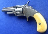 Antique SMITH & WESSON .32 RF 1 1/2 SECOND MODEL REVOLVER FACTORY IVORY GRIPS - Image 3 of 17