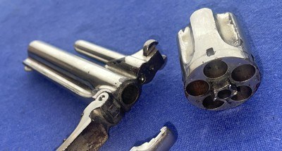 Antique SMITH & WESSON .32 RF 1 1/2 SECOND MODEL REVOLVER FACTORY IVORY GRIPS - Image 11 of 17