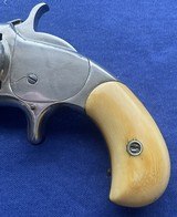 Antique SMITH & WESSON .32 RF 1 1/2 SECOND MODEL REVOLVER FACTORY IVORY GRIPS - Image 9 of 17