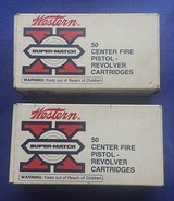 2 BOXES WINCHESTER WESTERN AMMO .38 SPECIAL 100 RNDS MID RANGE - 1 of 7