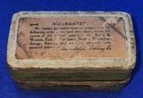Antique BLACK POWDER AMMO UMC .25 STEVENS LONG 2 PART BOX - 4 of 7
