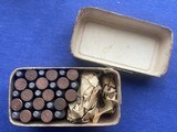 Antique BLACK POWDER AMMO UMC .25 STEVENS LONG 2 PART BOX - 6 of 7
