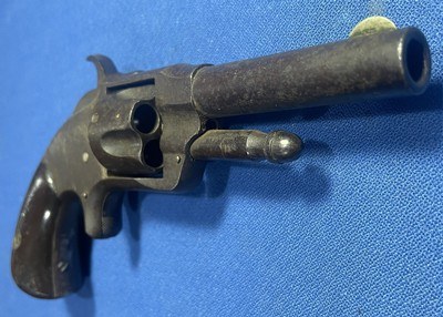 Antique OTIS SMITH PATENT 1873 .32 RF REVOLVER TO RESTORE or DISPLAY - Image 5 of 14