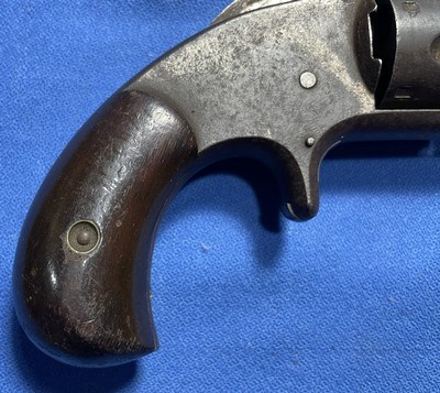 Antique OTIS SMITH PATENT 1873 .32 RF REVOLVER TO RESTORE or DISPLAY - Image 4 of 14