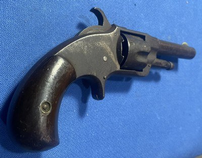 Antique OTIS SMITH PATENT 1873 .32 RF REVOLVER TO RESTORE or DISPLAY - Image 6 of 14