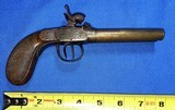 Antique DOUBLE BRASS BARREL SxS PERCUSSION PISTOL - Image 1 of 7