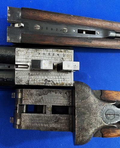 Vintage V. BERNARDELLI DOUBLE SxS 12 Ga. SHOTGUN 1964 C&R OK - Image 14 of 15