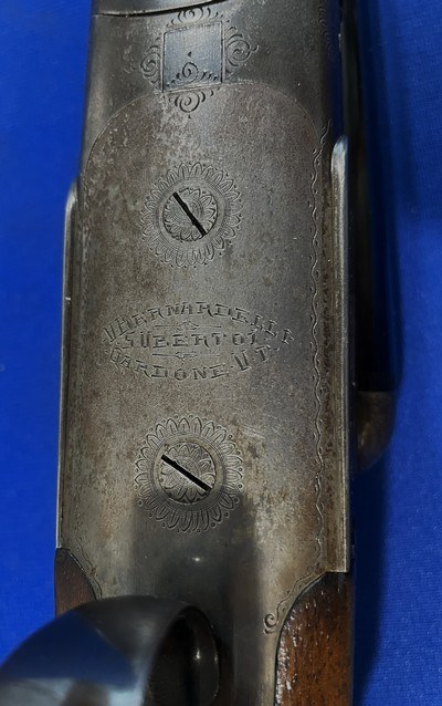 Vintage V. BERNARDELLI DOUBLE SxS 12 Ga. SHOTGUN 1964 C&R OK - Image 8 of 15