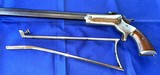Antique STEVENS No. 34 HUNTER'S PET POCKET RIFLE & STOCK .38 RF - Image 13 of 20