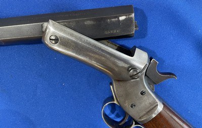 Antique STEVENS No. 34 HUNTER'S PET POCKET RIFLE & STOCK .38 RF - Image 2 of 20