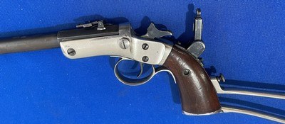 Vintage .25 STEVENS POCKET RIFLE No. 40 NEW MODEL WITH STOCK & TANG SIGHT - Image 11 of 18