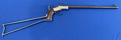 Vintage .25 STEVENS POCKET RIFLE No. 40 NEW MODEL WITH STOCK & TANG SIGHT - Image 7 of 18