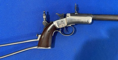 Vintage .25 STEVENS POCKET RIFLE No. 40 NEW MODEL WITH STOCK & TANG SIGHT - Image 5 of 18