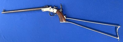 Vintage .25 STEVENS POCKET RIFLE No. 40 NEW MODEL WITH STOCK & TANG SIGHT - Image 10 of 18