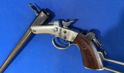Vintage .25 STEVENS POCKET RIFLE No. 40 NEW MODEL WITH STOCK & TANG SIGHT - Image 12 of 18